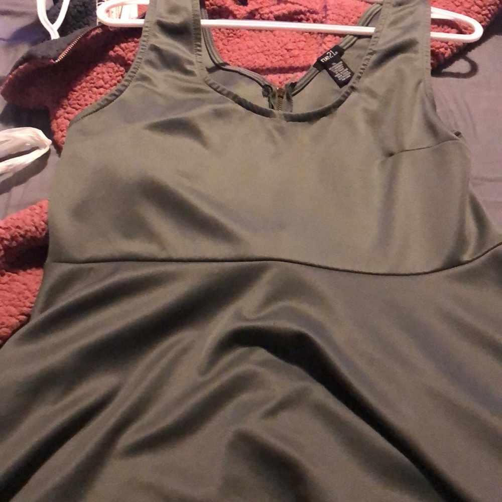 Rue 21 Short Olive/Army Green Dress